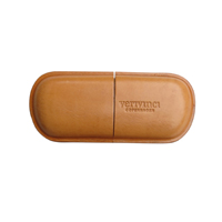 verivinci leather eye glasses case. Rav ox hide