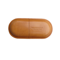 verivinci leather eye glasses case. Rav ox hide