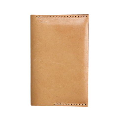 verivinci leather credit card wallet organic tanned