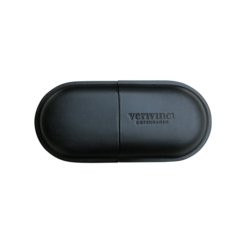  verivinci leather eye glasses push case oval. Rav ox hide 